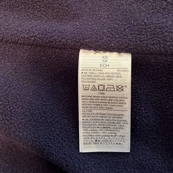 Navy puffer vest jacket - Picture 4 of 6